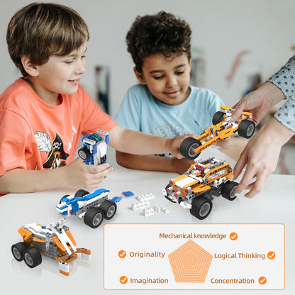 Makerzoid SUPERBOT 26-in-1 Coding Robot Kit STEM Programmable APP-Enabled Building Robot Toys Learning Kit for Kids